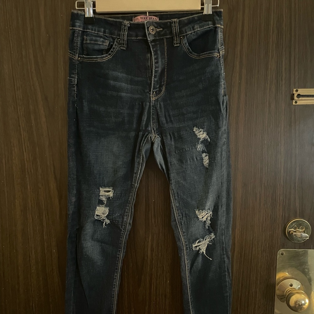 Ripped denim